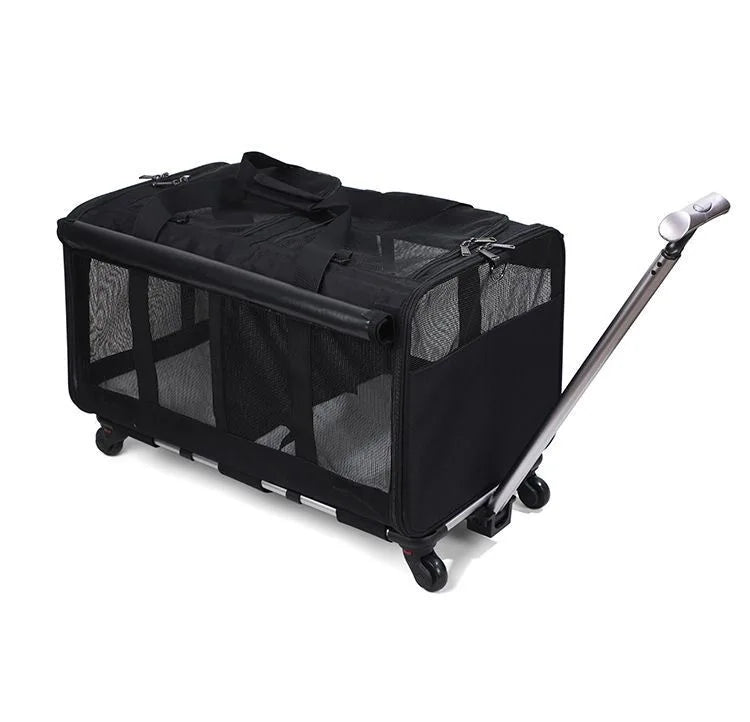 Large Capacity Cat Travel Backpack – 71cm x 38cm x 10cm, Foldable, Portable & Ventilated
