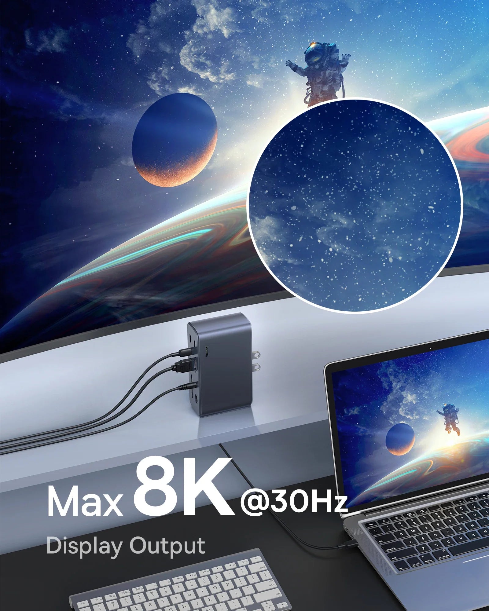 17-in-1 USB-C Docking Station with 8K Display Support