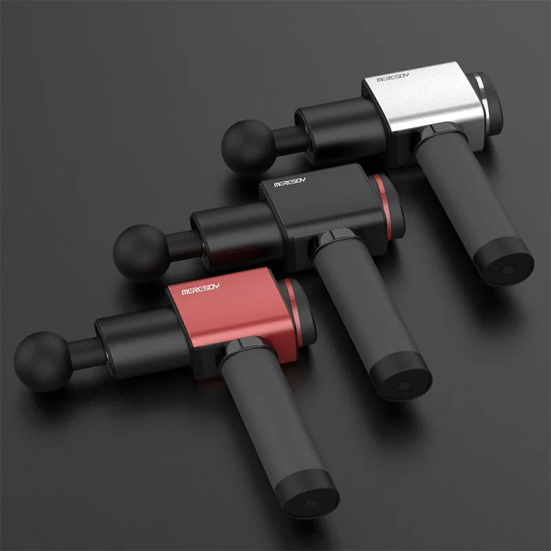 Professional Muscle Massager 220W Brushless Motor for Home or Gym Use Red