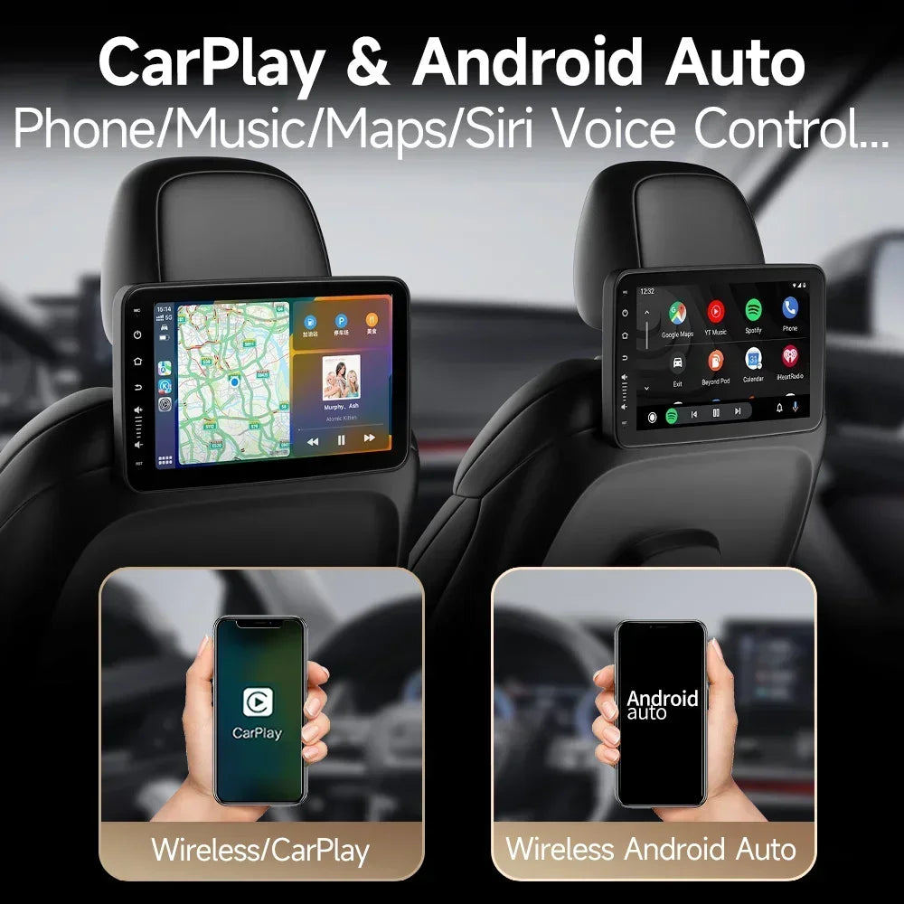 10.1" Android 12 Car Headrest Monitor 1G+32G WiFi