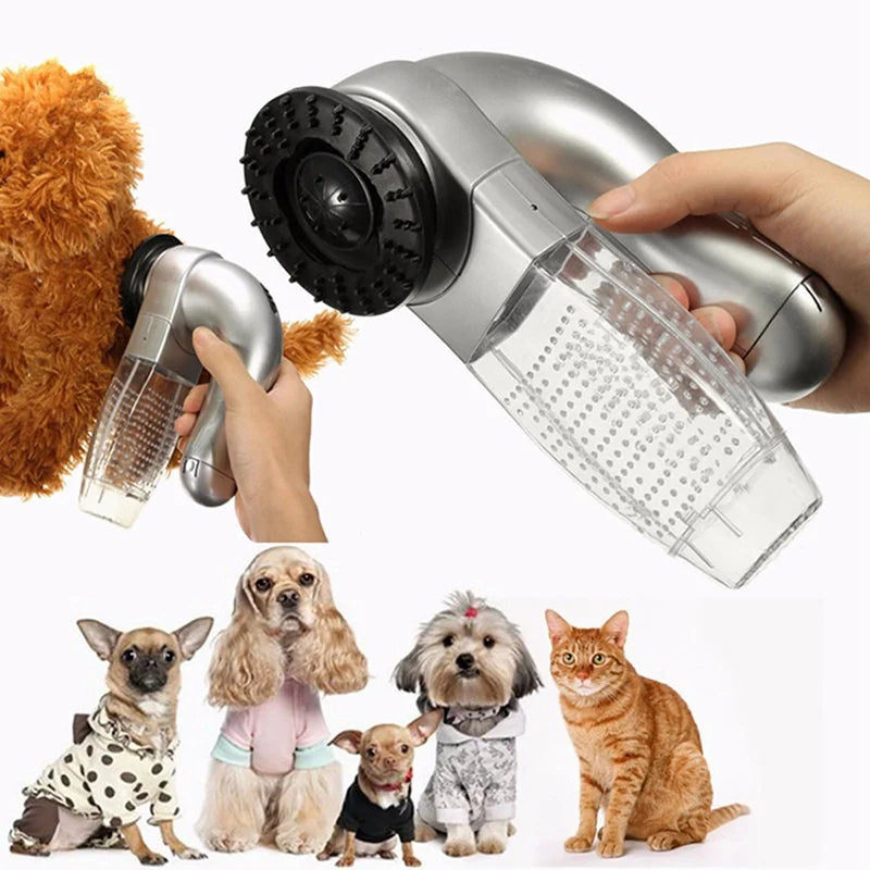 Cordless Pet Hair Remover Grooming Tool – Gray