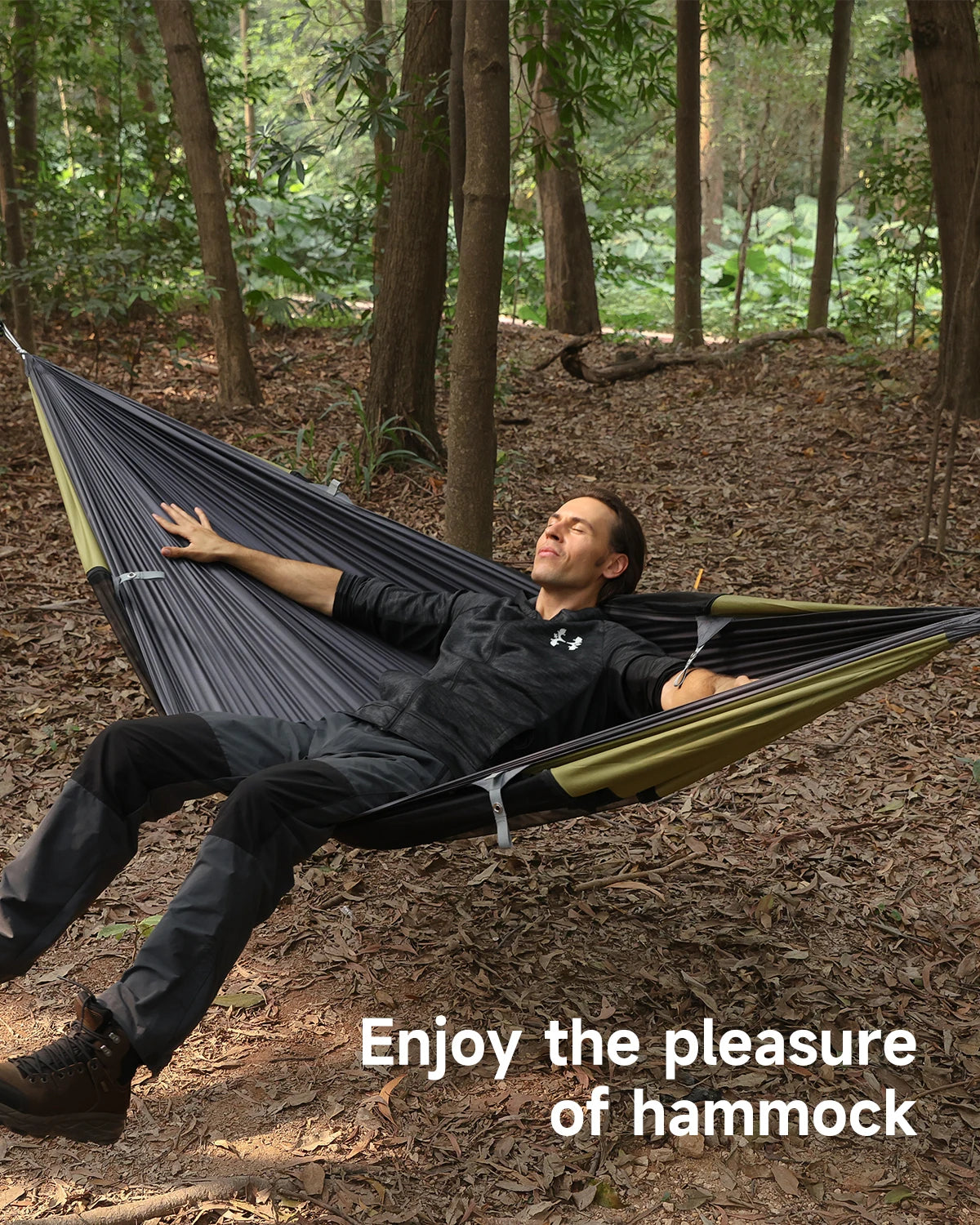 4-in-1 Outdoor Camping Hammock with Sunshade & Mosquito Net