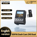 2.7K Dual Dash Cam with GPS, Wi-Fi & 24H Parking