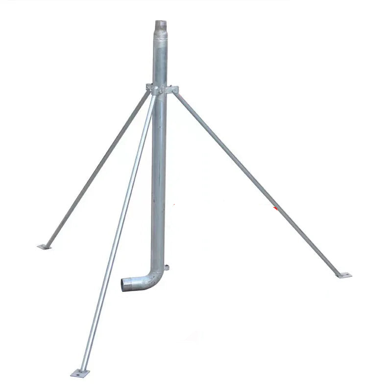 2" Long-Range Agricultural Sprinkler 360° Automatic Gear Drive, Heavy Duty Metal Rain Gun