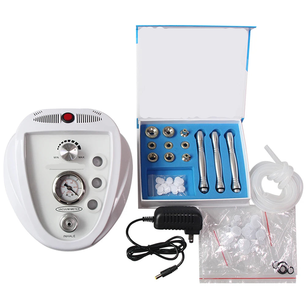 3-in-1 Diamond Microdermabrasion Vacuum Machine for Home Facial Skin Rejuvenation