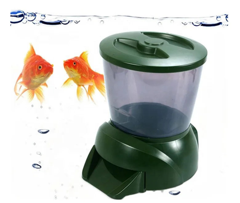Automatic Fish Feeder 4.25L – Timed Dispenser for Indoor & Outdoor Ponds