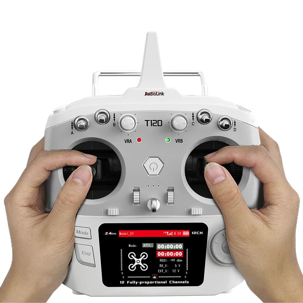 12CH RC Transmitter with 4000m Range and Receiver