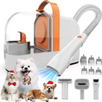 2L Pet Grooming Kit with Vacuum, Clippers & Brush