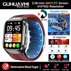 2.06" AMOLED Smartwatch ECG Blood Pressure Monitor