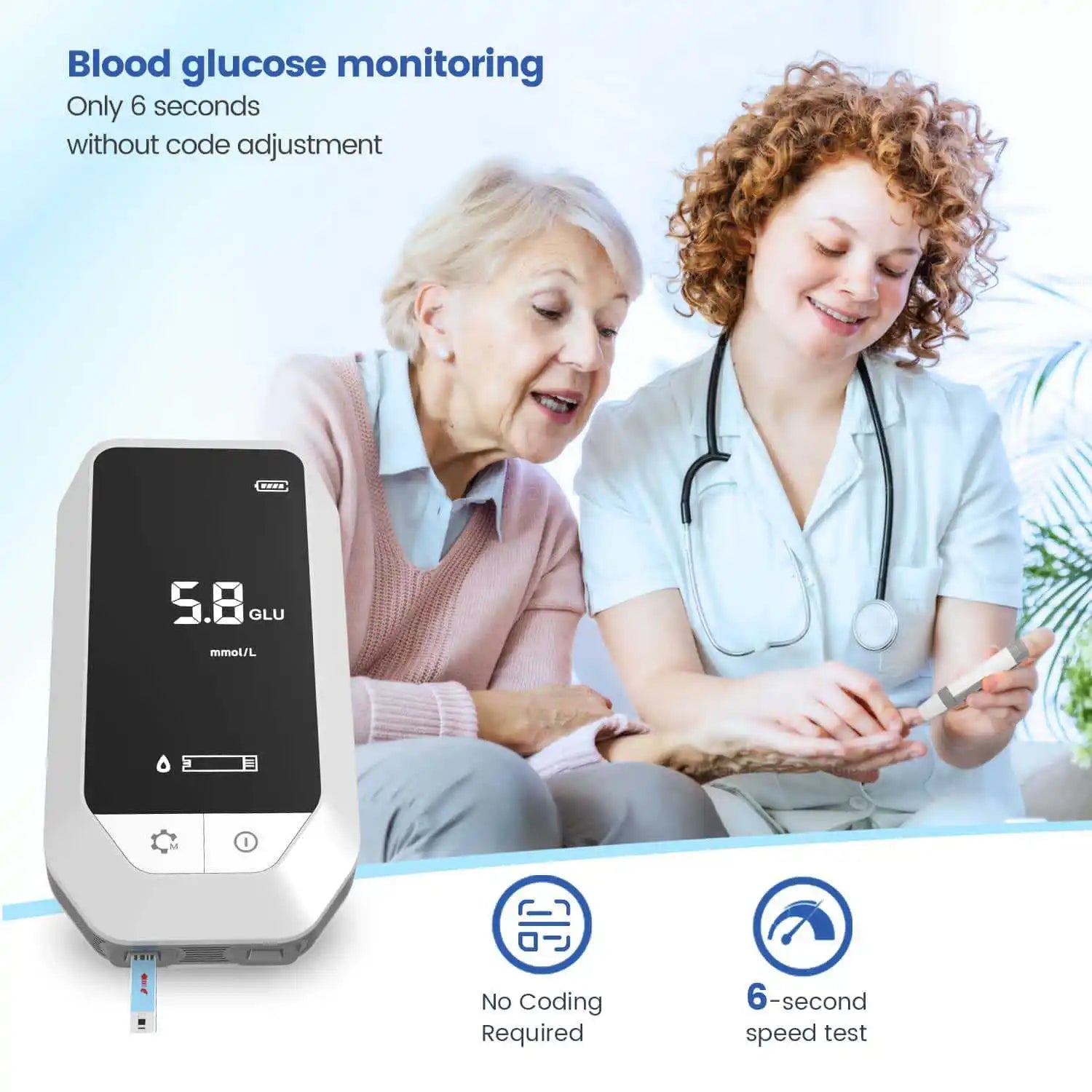 3-in-1 Home Health Monitor with Voice Broadcast