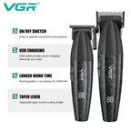 Rechargeable Hair Clipper Kit with Multiple Guide Combs