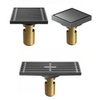 Gun Grey Deodorizing Floor Drain for Bathroom or Laundry