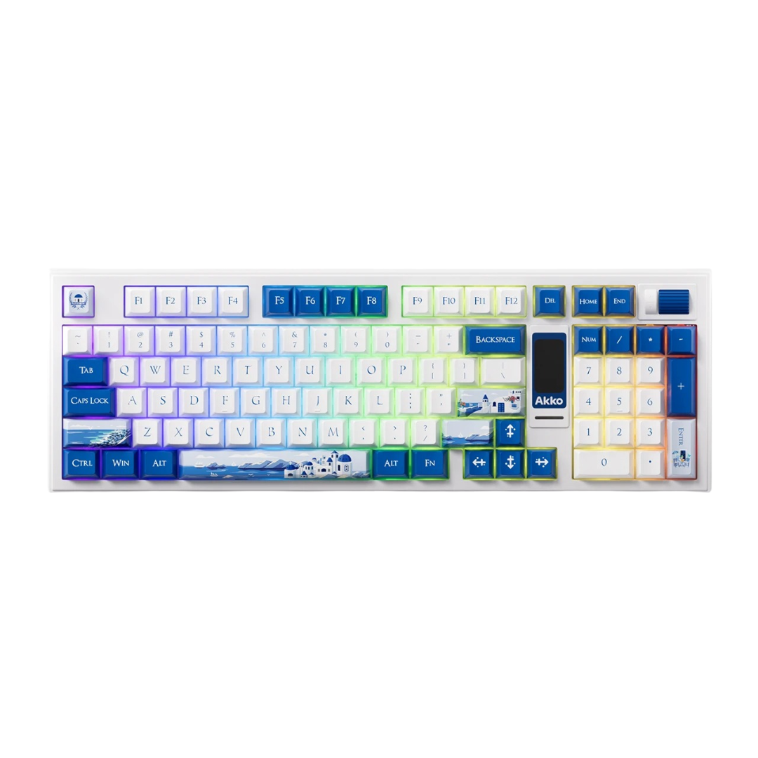 Wireless Mechanical Gaming Keyboard 96-Key RGB Hot-Swap Santorini