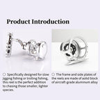 2-Speed Lever Drag Saltwater Jigging Fishing Reel Right Hand
