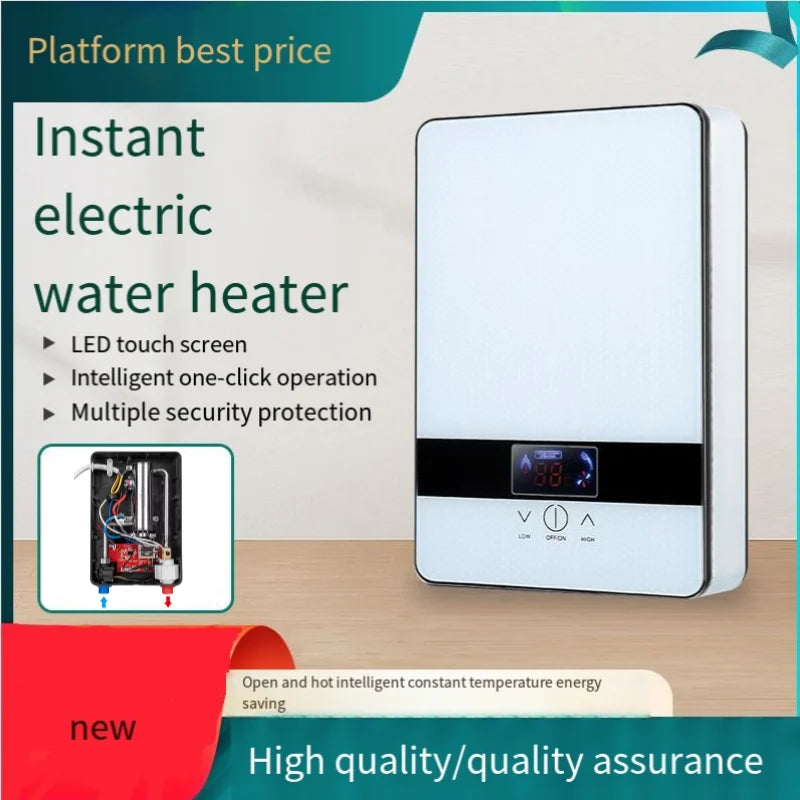 Wall-Mounted 6500W Electric Water System Instant Hot Water for Bathroom or Kitchen Use