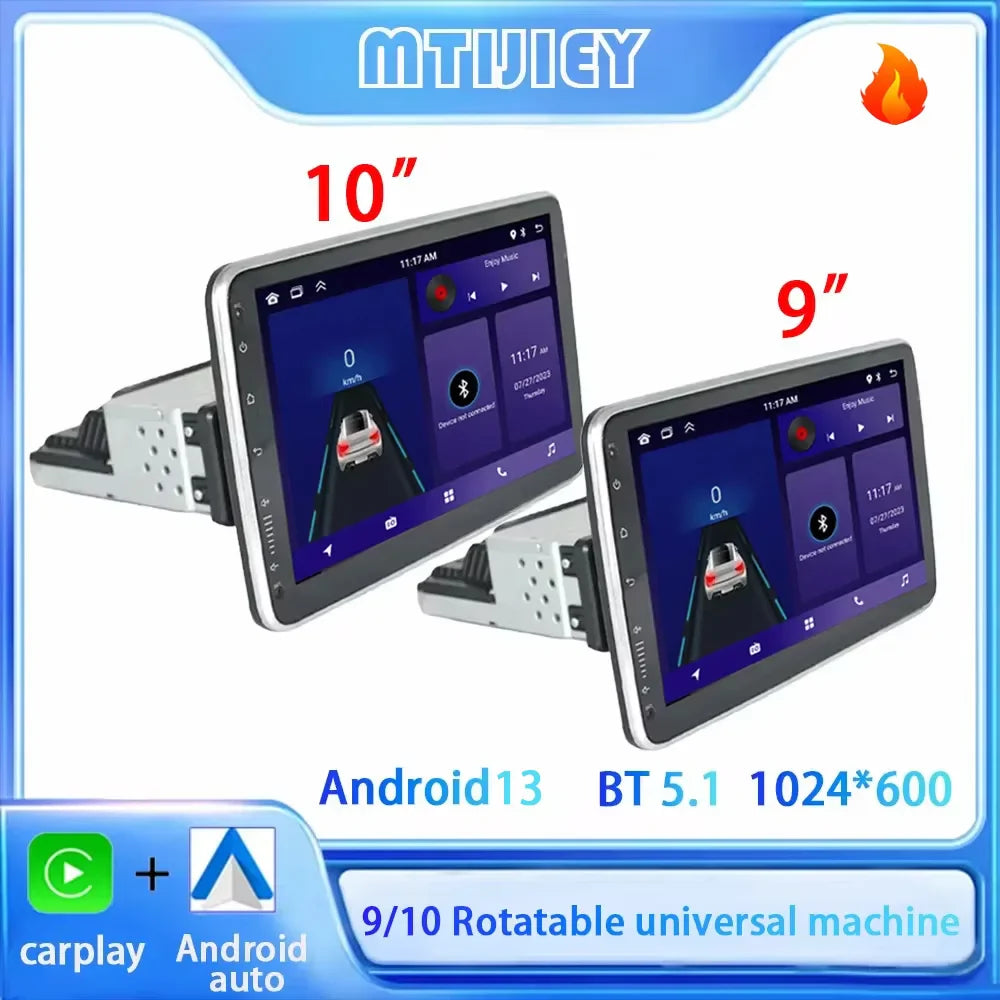 Portable 10.1" Android Car Stereo – CarPlay, Navigation, Bluetooth 10 2G 32G Carplay