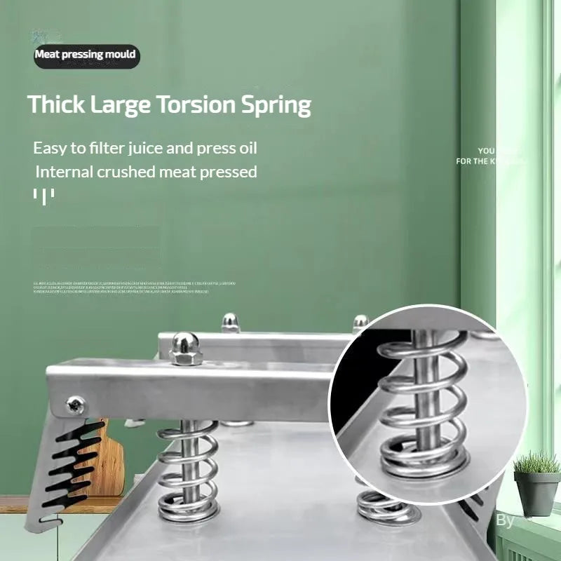 500g Lunch Meat Press Mold Stainless Steel Kitchen Tool