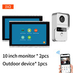 Smart Home Intercom System with RFID and Dual Monitors