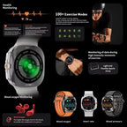 Waterproof 1.5" AMOLED Smartwatch with Voice Assistant & 100+ Sports Modes
