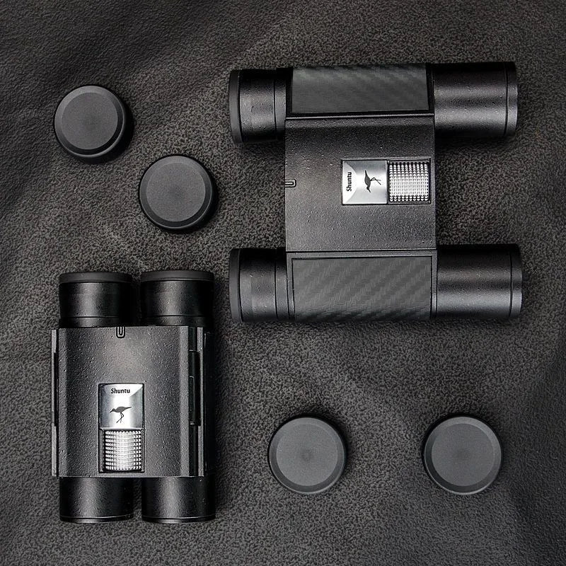 ED Glass 10x25 Folding Binoculars for Outdoor Use ED8X20