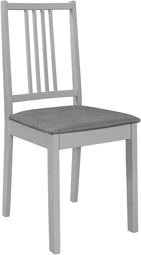 Modern Solid Wood Kitchen & Dining Chairs with Cushions – Set of 4