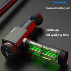 Professional Muscle Massager 220W Brushless Motor for Home or Gym Use Red