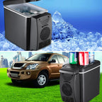 Portable 6L Car Refrigerator with Cooling & Heating , 12V/220V Travel Cooler