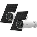 2-Pack 3MP Wireless Outdoor Battery Security Cameras