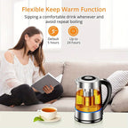 1.8L Electric Kettle with 12 Temps and 24H Keep Warm