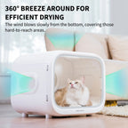 60L Pet Drying Cabin with Smart Temp & Gentle Grooming