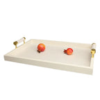Handmade Leather Tea Tray for Home or Office