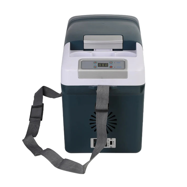 Mini Electric 15L Car Fridge Freezer for Home & Travel Blue