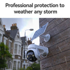 5MP Solar Outdoor PTZ Security Camera with Auto Tracking