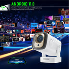 Projector 1080P 4K Support with WiFi, Bluetooth & Voice Control
