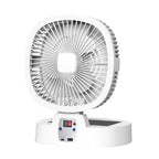 Solar Powered Desktop Fan – Quiet, Foldable, Solar Charging