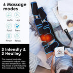 Electric Leg Massager with Air Compression and Heating