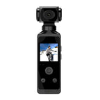 Rechargeable 4K Action Cam Compact Gimbal Recorder with WiFi, Mic, 270° Rotation Black