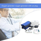 Portable 3L Oxygen Concentrator with Rechargeable Battery Quiet & Lightweight for Home, Travel & Car Use