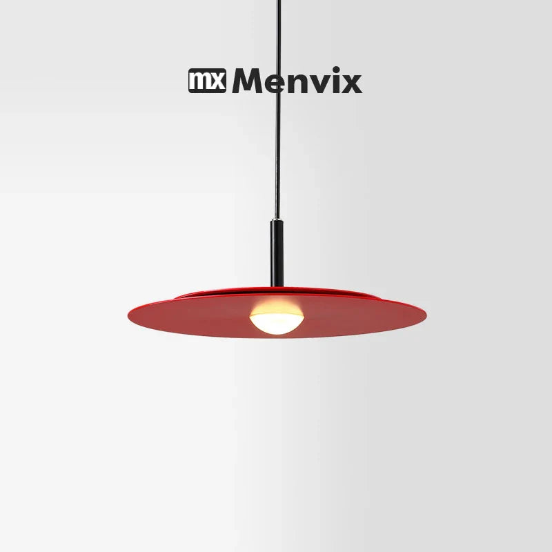 Designer Red Hanging LED Pendant Light for Dining Room