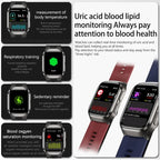 Waterproof NFC Smartwatch with Heart Rate and Blood Oxygen