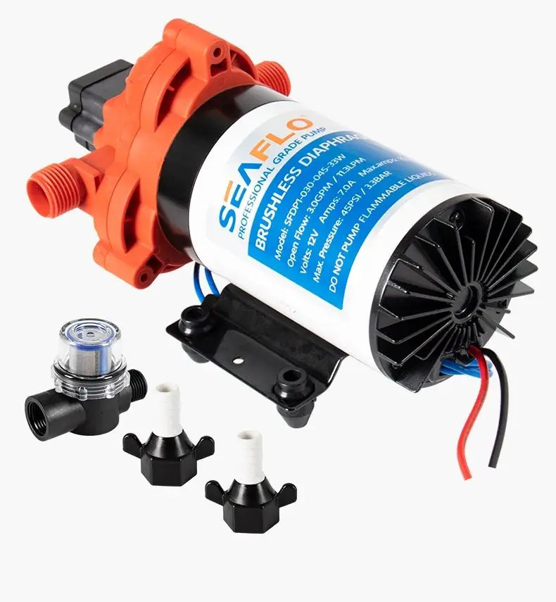 12V Diaphragm Water Pump, Low Pressure Self-Priming