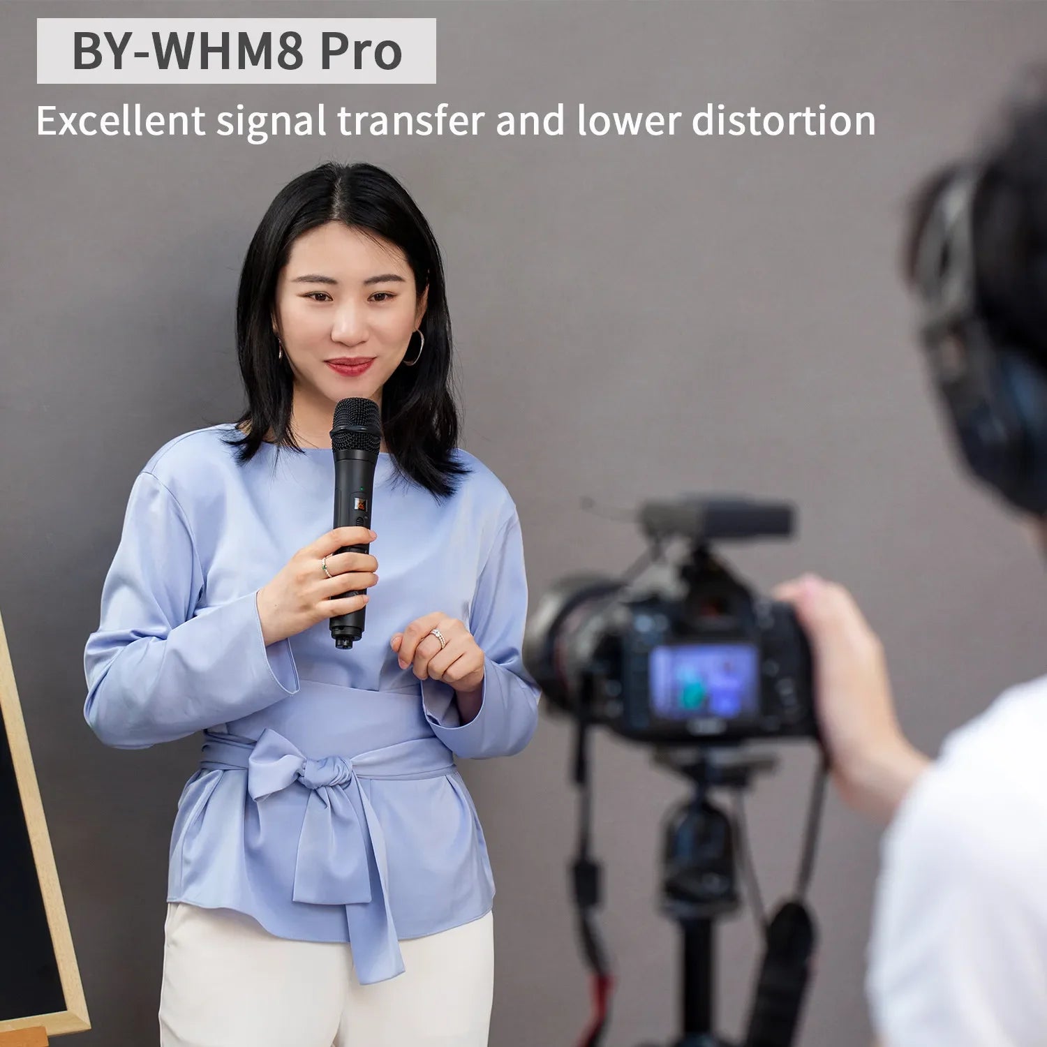Dynamic Cardioid Wireless Mic with OLED Display