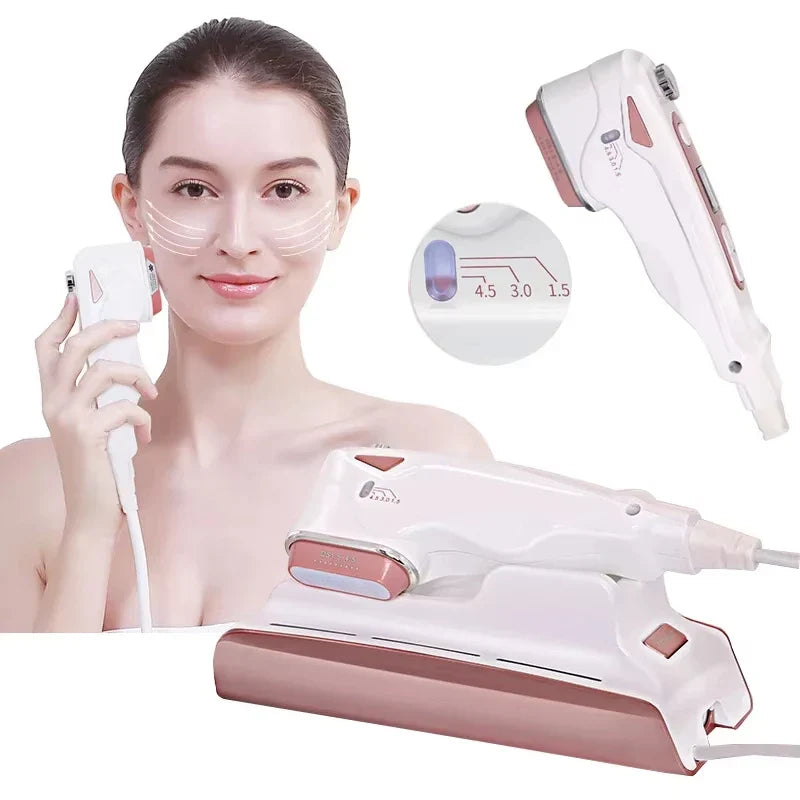Portable Mini HIFU Facial Massager for Skin Rejuvenation