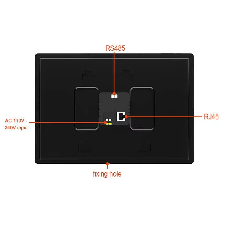 Touchscreen Smart Home Panel with POE and RS485