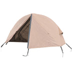 Khaki Off-Ground Camping Tent for Single Person