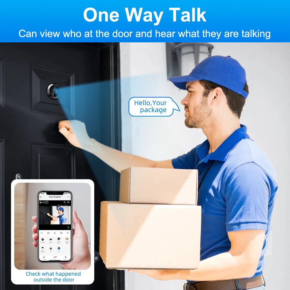 1080P Radar Motion Detection Video Doorbell with Tuya App