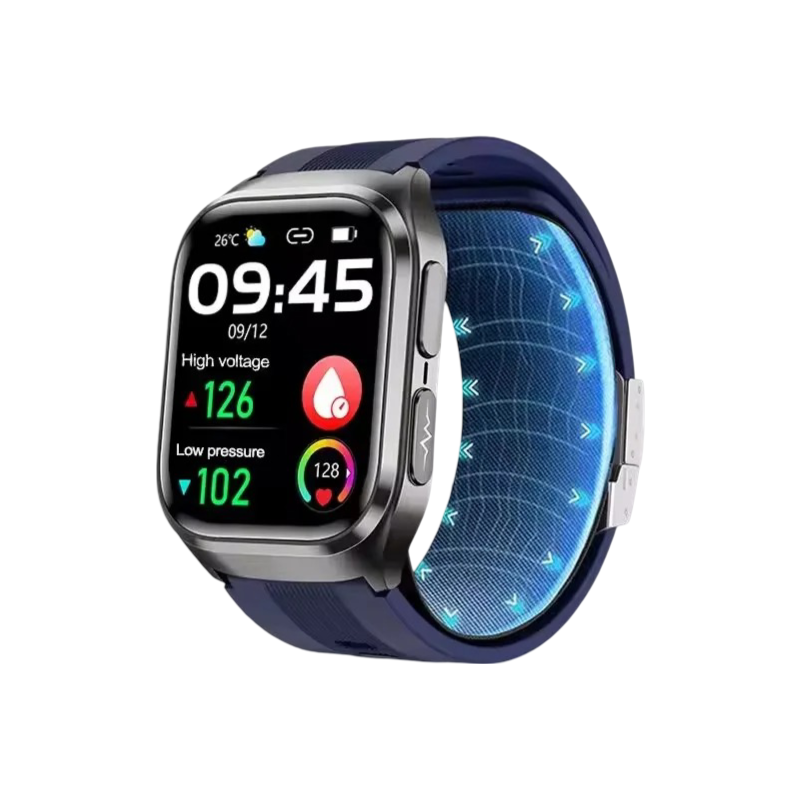 2.06" AMOLED Smartwatch with ECG, Uric Acid & Lipid Monitor