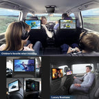 Dual 10.1in Android 13 Car Headrest Monitors 32GB