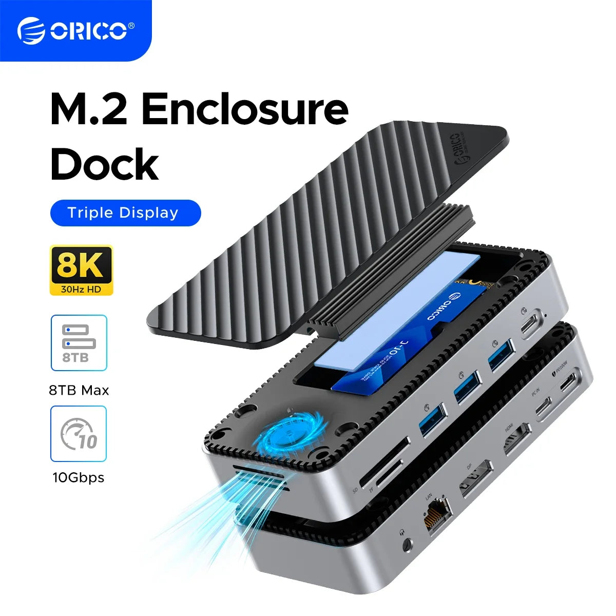 10-in-1 USB-C Docking Station with 4K HDMI
