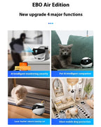 Intelligent Home Robot with 1080p Camera and Real-Time Monitoring